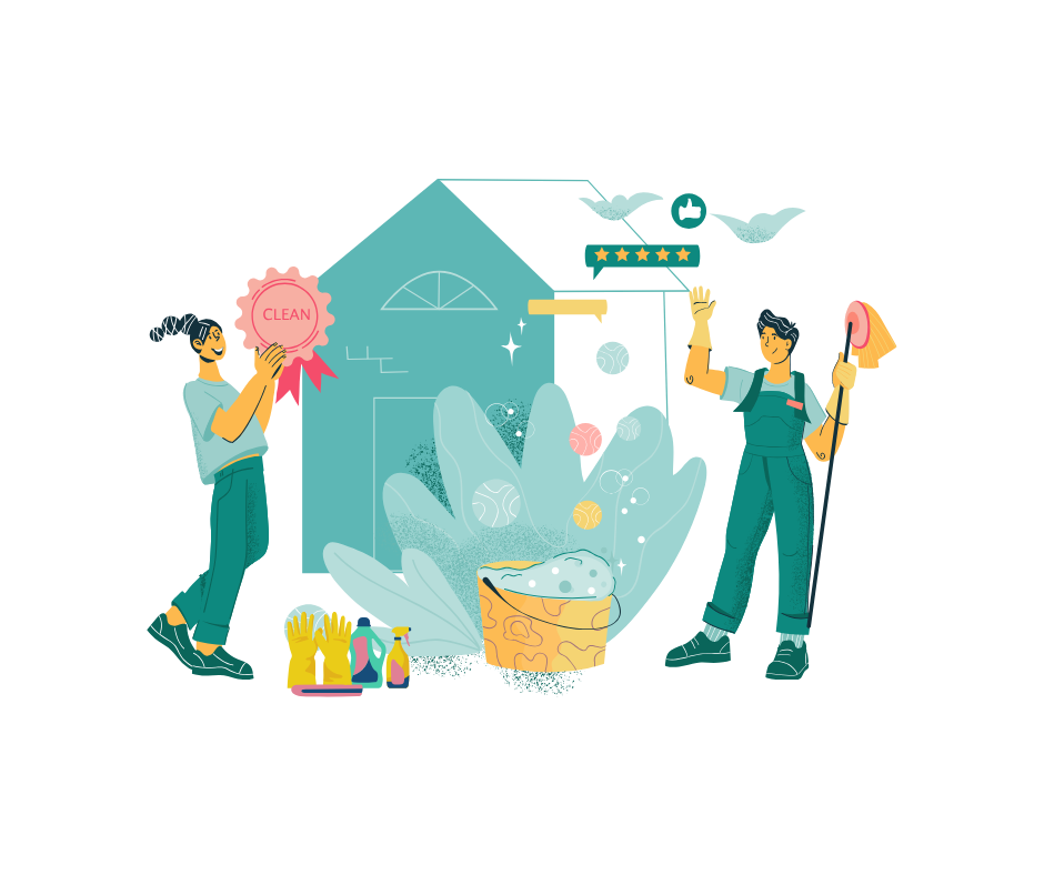 تصميم بدون عنوان شركة تنظيف منازل بالرياض